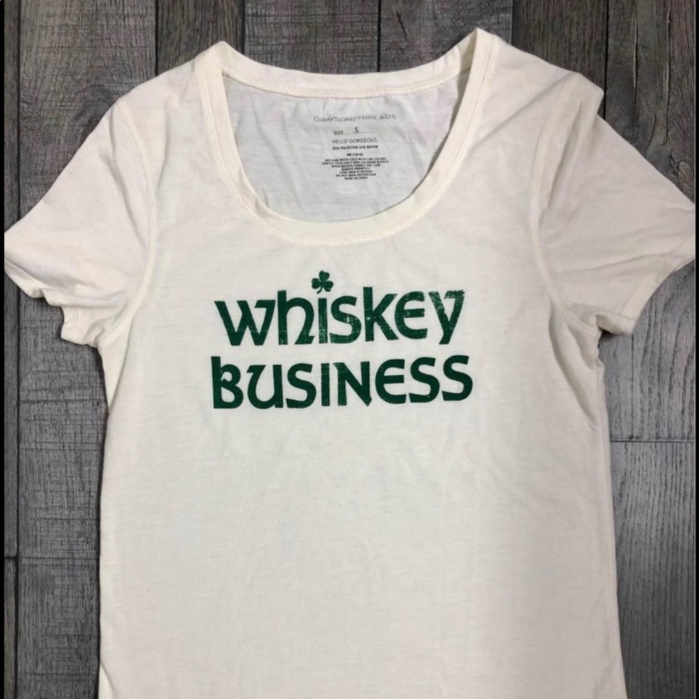 Whiskey Business baby tee size small